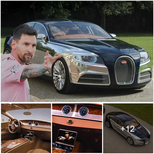 “Leo Messi Adds a Sleek 4-Door Bugatti Galibier Supercar to His Collection of Luxury Vehicles”