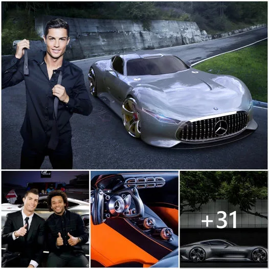 “Ronaldo’s Gesture of Friendship: Marcelo Receives Rare Limited Edition Mercedes-Benz AMG Vision Gran Turismo”