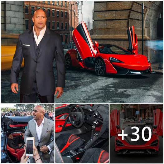 “The Rock Flaunts His One-of-a-Kind McLaren 765LT Spider Supercar with Confidence”