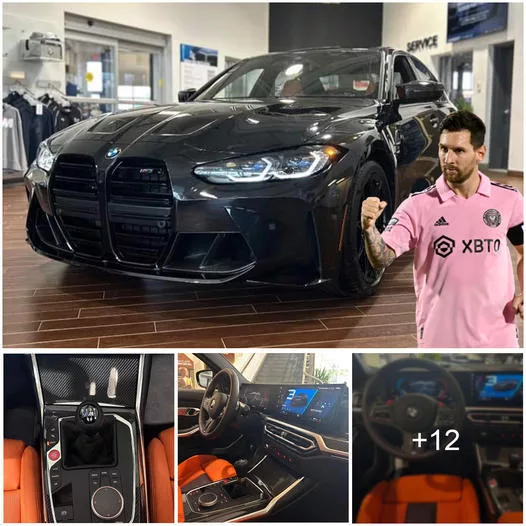 “Exploring the Thrill of Lionel Messi’s BMW M3 Supercar: A Glimpse into its Powerful 3.0L Straight-6 Engine and Impressive Acceleration from 0-100 km/h in 4.1 Seconds”