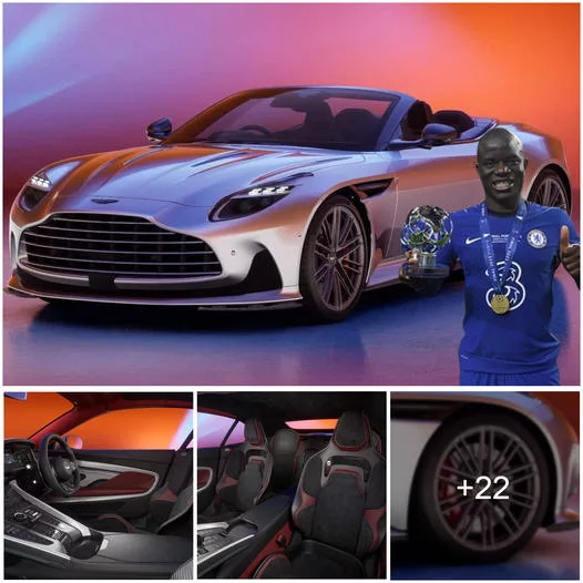 Unveiling the High-Performance Ride of N’Golo Kanté: Get to Know His Aston Martin DB12 Supercar Equipped with a Powerful 4.0-Liter Twin-Turbo V8 Engine Packing 680 Horsepower and 800 Nm of Torque
