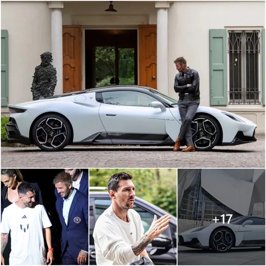“Beckham’s Lavish Gift to Messi: A High-End Maserati MC20 in a Generous Gesture”